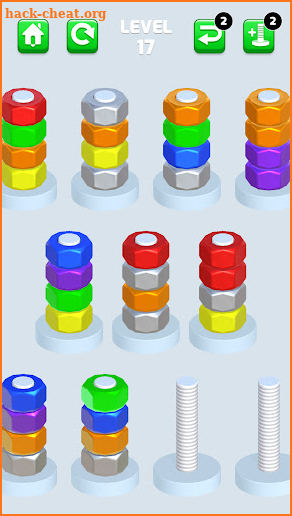 Nuts & Bolts Sort : Screw Toys screenshot