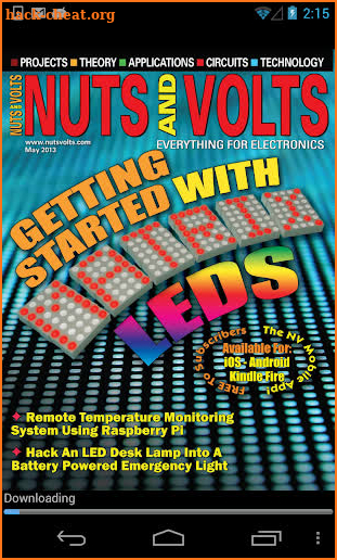 Nuts & Volts Magazine screenshot