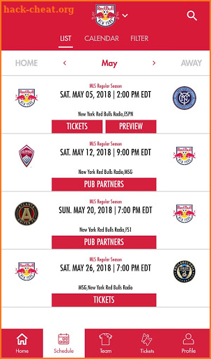 NY Red Bulls screenshot