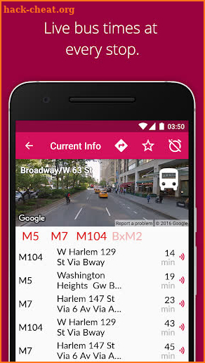 NYC Bus Checker screenshot