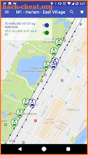 NYC Live Bus Tracker & Map screenshot