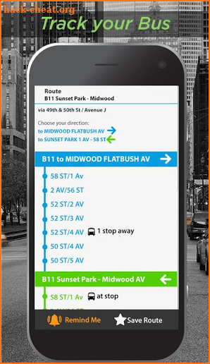 NYC Mta Bus Tracker Pro screenshot