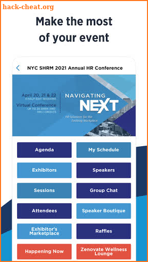 NYC SHRM Conference - NavNEXT screenshot