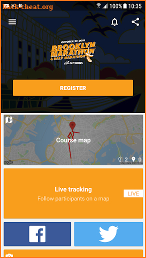 NYCRUNS Brooklyn Marathon screenshot