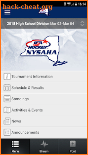 NYSAHA State Tournament screenshot