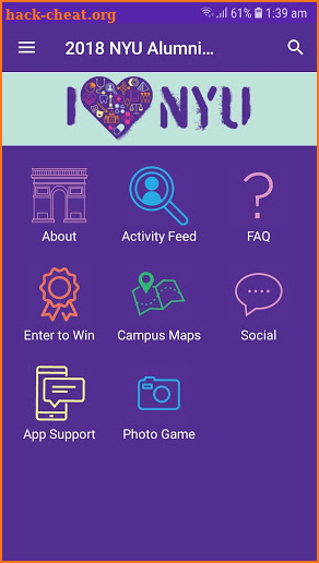 NYU Alumni Weekend screenshot