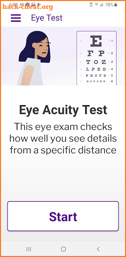 NYU Langone Eye Test screenshot