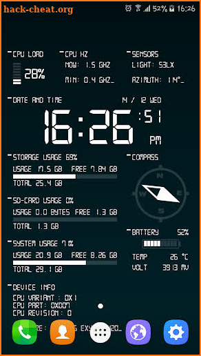 Oajoo Device Info Wallpaper screenshot