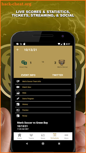 Oakland Golden Grizzlies screenshot