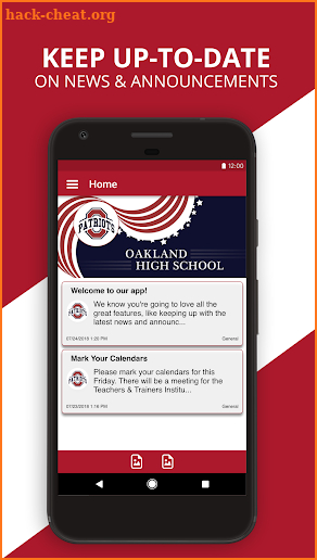 Oakland High School Patriots screenshot