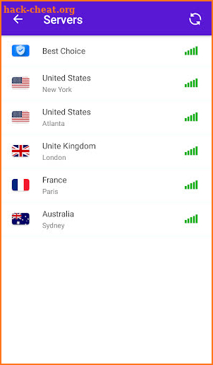 Oasis VPN (Free Unlimited & Fast VPN) screenshot