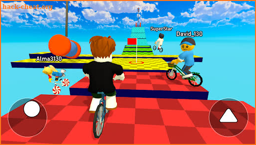 Obby bike: Parkour Adventure screenshot