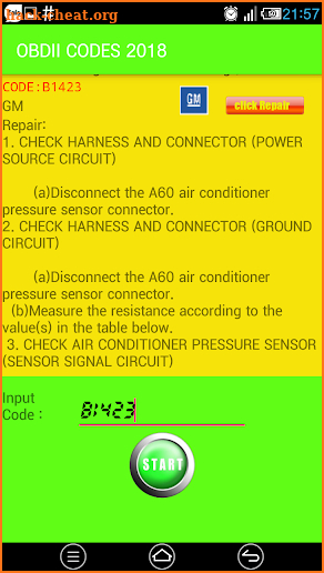 OBD2 CODES 2018 & repair guide screenshot