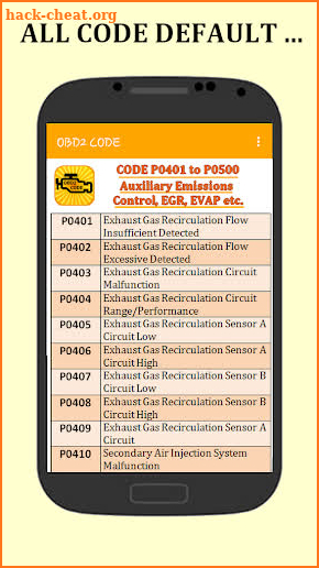 OBD2 Codes Check Engine screenshot