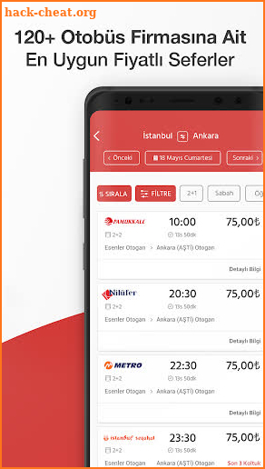 obilet - Otobüs ve Uçak Bileti screenshot
