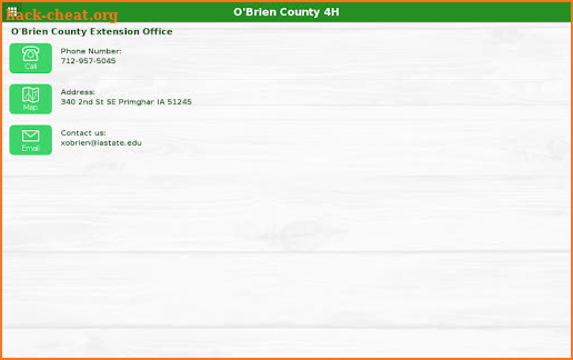 O'Brien County 4H screenshot