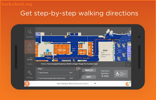 OCCC Campus Wayfinding screenshot