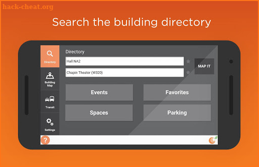 OCCC Campus Wayfinding screenshot