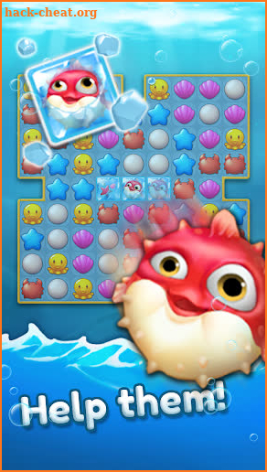 Ocean Friends : Match 3 Puzzle screenshot