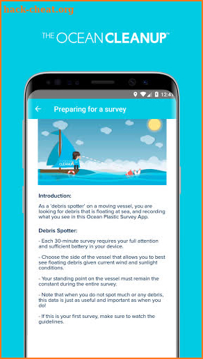 Ocean Plastic Survey screenshot