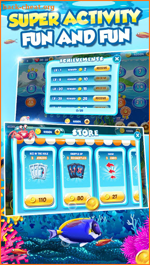 Ocean Solitaire K screenshot