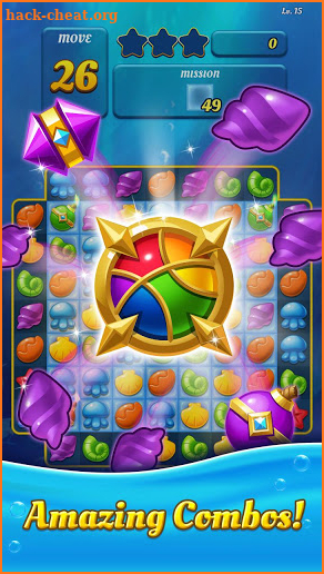 Ocean Splash Match 3: Free Puzzle Games screenshot