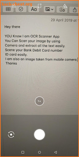OCR Text Scanner - Image to Text : OCR screenshot