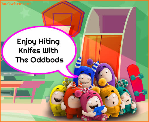 Oddbods Knife Hit screenshot