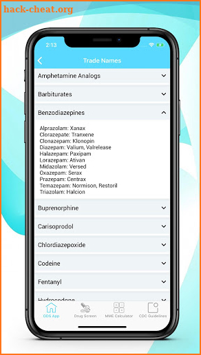 ODS Opioid Drug Screen screenshot