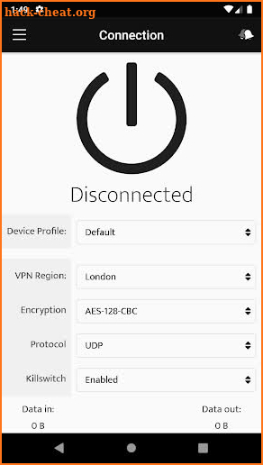 Oeck VPN screenshot