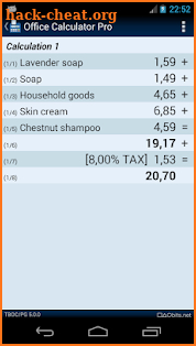 Office Calculator Pro screenshot