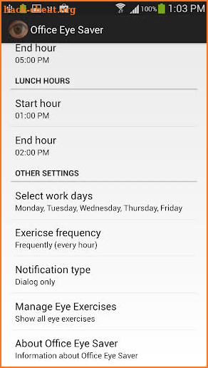 Office Eyes (Eye) Saver screenshot