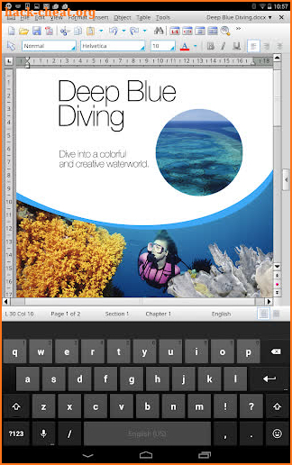 Office HD: TextMaker BASIC screenshot