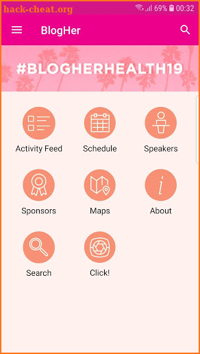 Official BlogHer Events screenshot