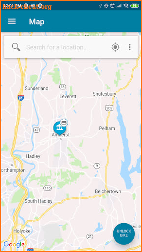 Official ValleyBike Share screenshot