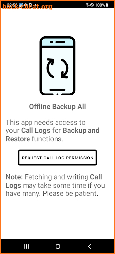 Offline Backup All screenshot