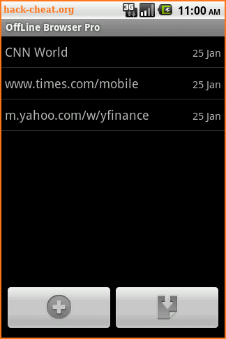 Offline Browser Pro screenshot