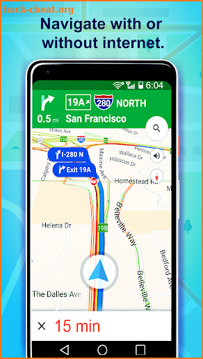 Offline GPS & maps without internet screenshot