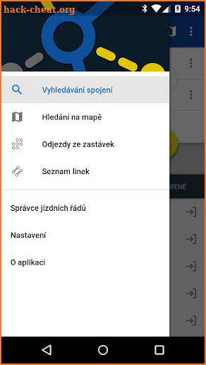 Offline Jízdní řády CG Transit screenshot