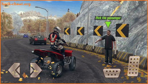 Offroad ATV Taxi Bike Riding Game screenshot