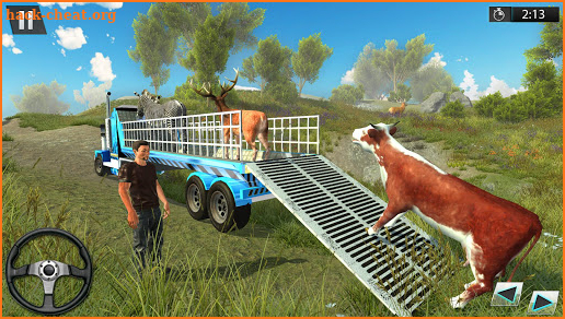 Offroad Big Rig Truck Animal Transport screenshot