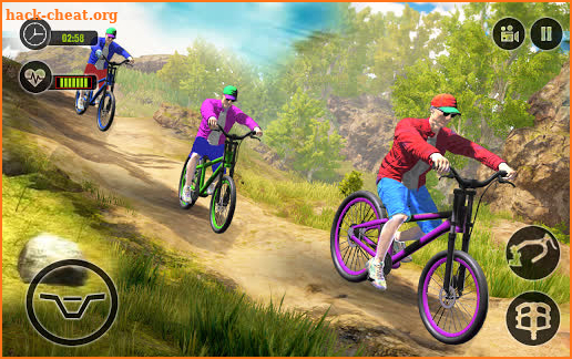 Offroad BMX Rider: Mountain Bike Game screenshot