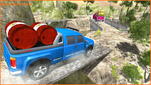 Offroad Car Drive Pickup Truck Uphill 3D screenshot