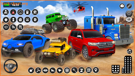 Offroad car driving simulator screenshot