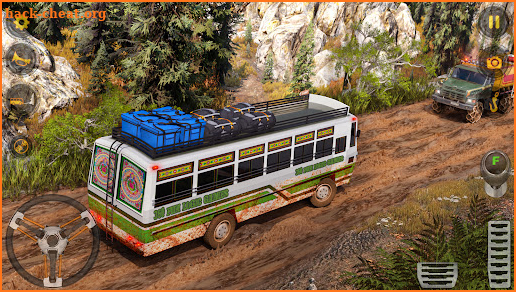 Offroad Driving Mud Bus Game screenshot