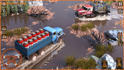 Offroad Driving Mud Truck Game screenshot