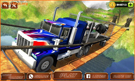 Offroad Farm Animal Truck Driving Game 2018 screenshot