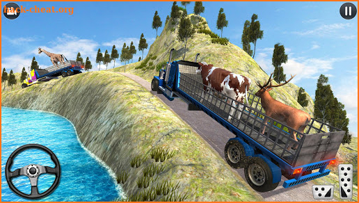 Offroad Farm Animals Truck Driving plane transport screenshot