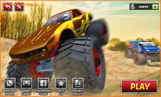 Offroad Monster Truck Driving Trials 2019 screenshot