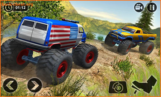 Offroad Monster Truck Driving Trials 2019 screenshot